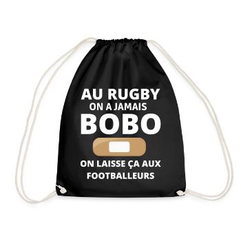 rugby, rugby sport, rugby humour, rugbyman - Sac de sport léger - noir - Devant