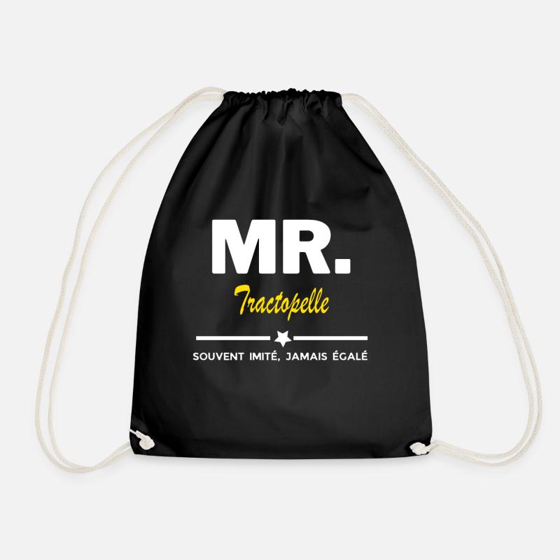 MR. souvent imité, jamais égalé Tractopelle - Sac de sport léger - noir