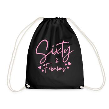 Soixante fabuleux - Sac de sport léger - noir - Devant