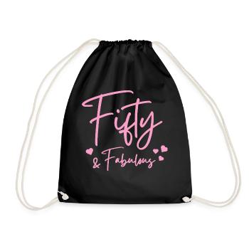 Cinquante fabuleux - Sac de sport léger - noir - Devant