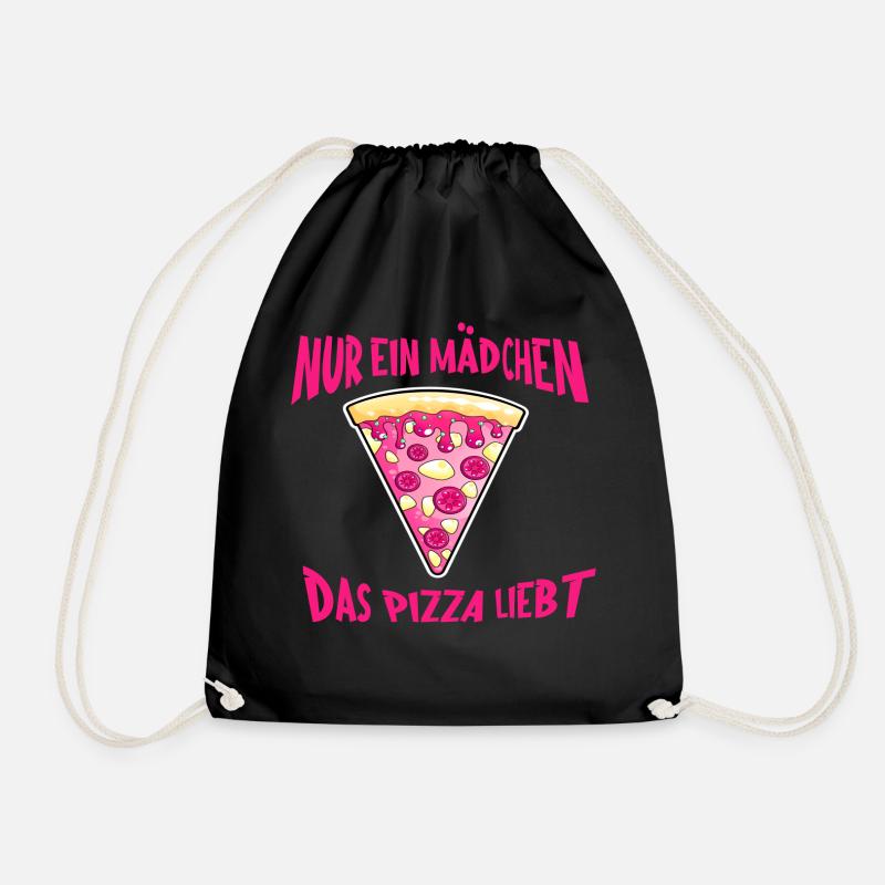 Nur ein Mنdchen, das Pizza liebt - Sac de sport léger - noir