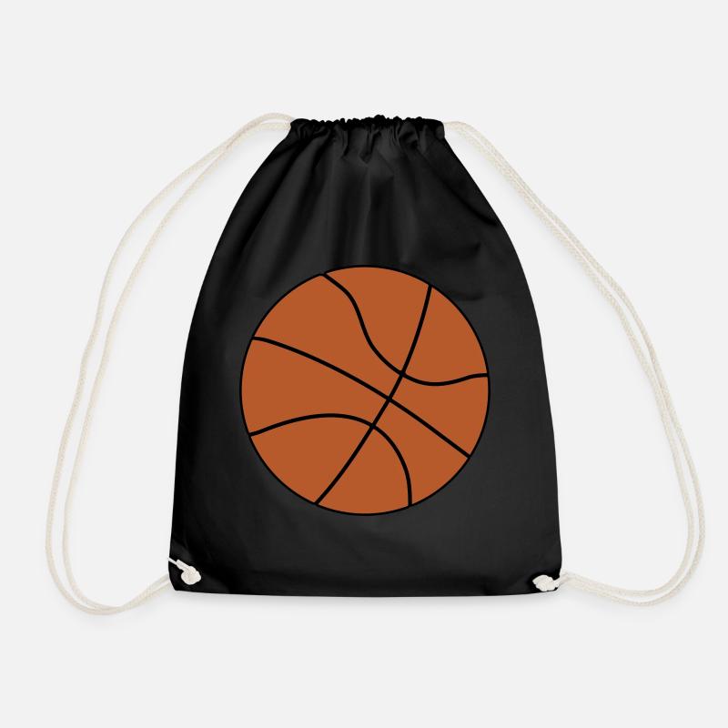 Basketball Design - Turnbeutel - Schwarz
