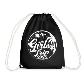 Voyage des filles 2023 Cool Girls Trip Week-end Vacances - Sac de sport léger - noir - Devant