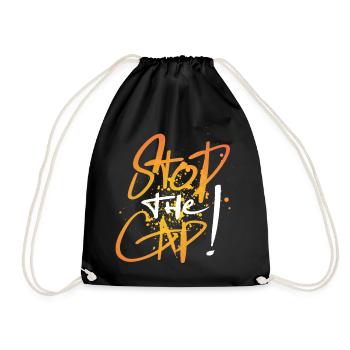 Stop The Cap ! Only One Place - Drawstring Bag - black - Front