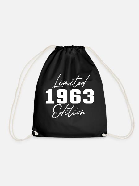 60. Geburtstag Männer Frauen Jubiläum 60 Jahre alt - Turnbeutel - Schwarz
