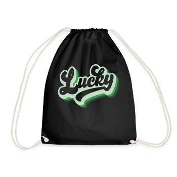 Cadeau de la Saint-Patrick Trèfle Hommes, Femmes, Enfants - Sac de sport léger - noir - Devant