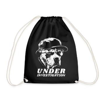 Pitbull - Under Investigation - Drawstring Bag - black - Front