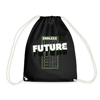 ENDLESS FUTURE - Turnbeutel - Schwarz - Vorne