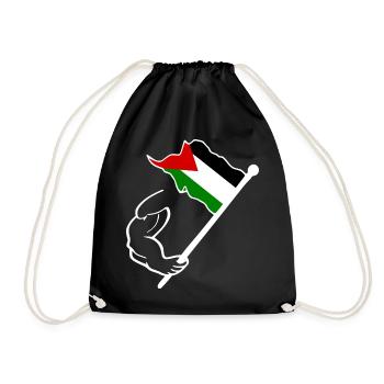 Free palestine - Sac de sport léger - noir - Devant