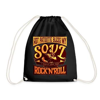 Hot Patootie Bless My Soul Eddie RHPS Gold Braun - Turnbeutel - Schwarz - Vorne
