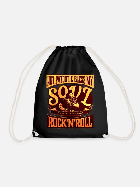 Hot Patootie Bless My Soul Eddie RHPS Gold Braun - Turnbeutel - Schwarz