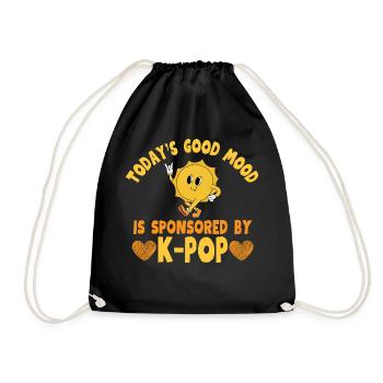 Good Mood K-Pop Lover Concert - Turnbeutel - Schwarz - Vorne