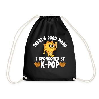 Good Mood K-Pop Lover Concert - Turnbeutel - Schwarz - Vorne
