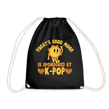 Good Mood K-Pop Lover Concert - Turnbeutel - Schwarz - Vorne