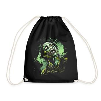 Zombodiac - Drawstring Bag - black - Front