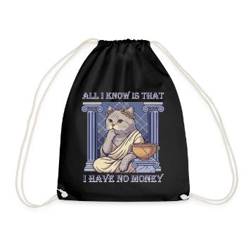 pas d’argent - Sac de sport léger - noir - Devant
