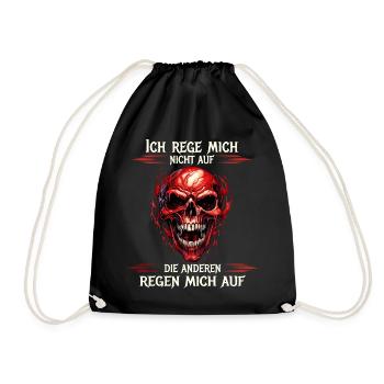 I don't get upset - The others ... - Drawstring Bag - black - Front