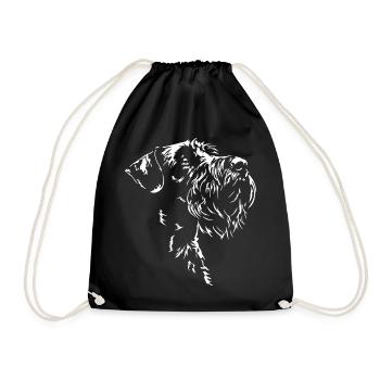 Cesky Terrier Silhouette Chien Wilsigns - Sac de sport léger - noir - Devant
