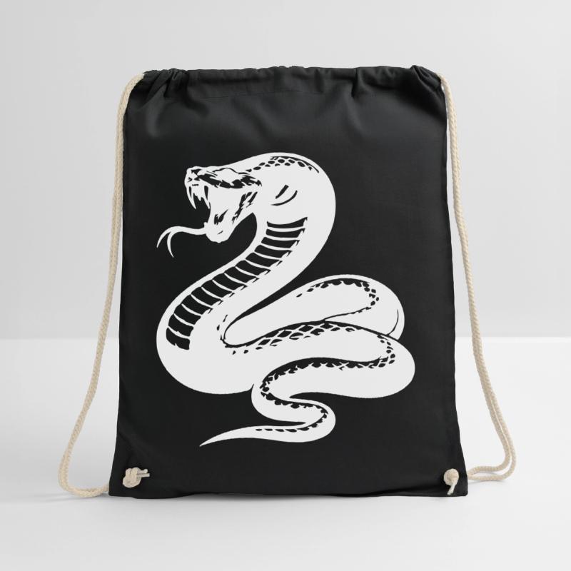 Silhouette du python serpent Sac de sport léger
