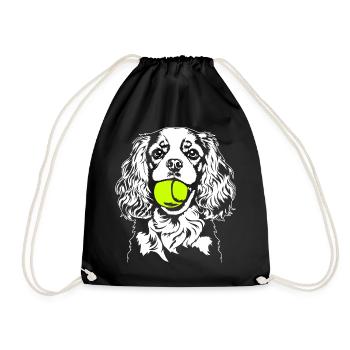Cavalier King Charles Spaniel Ball Dogs Wilsigns - Sac de sport léger - noir - Devant