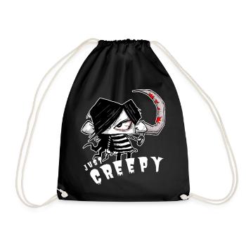 Créature mignonne et effrayante. Horreur & Halloween - Sac de sport léger - noir - Devant
