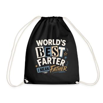 Le meilleur farçeur de pets du monde – je veux dire père - Sac de sport léger - noir - Devant