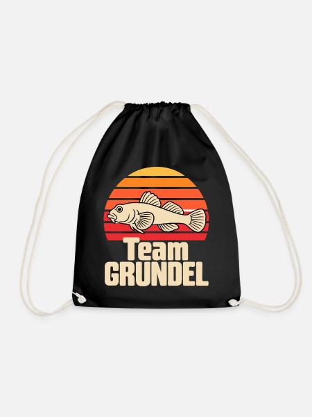 Team Grundel - Turnbeutel - Schwarz