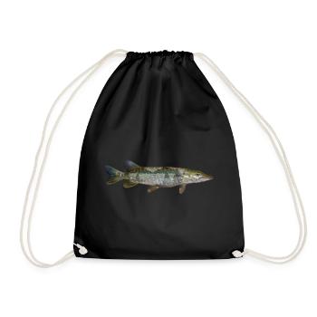Brochet - Sac de sport léger - noir - Devant