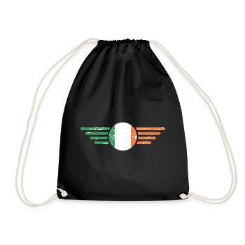 Irlande, Flair irlandais, Mode, Tenues, Moderne - Sac de sport léger - noir - Devant