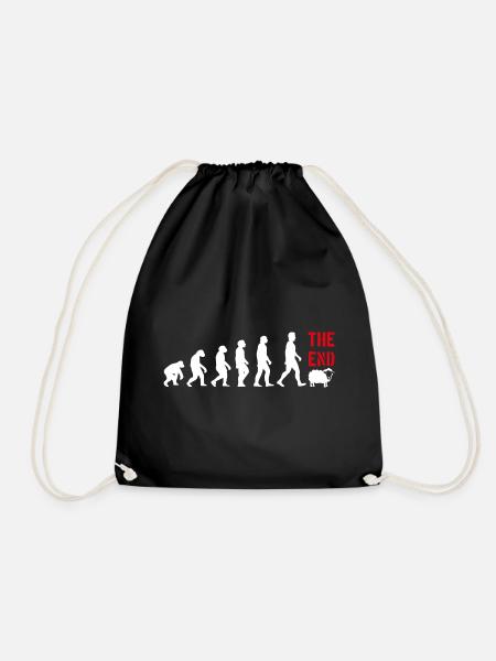 EVOLUTION FUNNY FUNNY - Drawstring Bag - black
