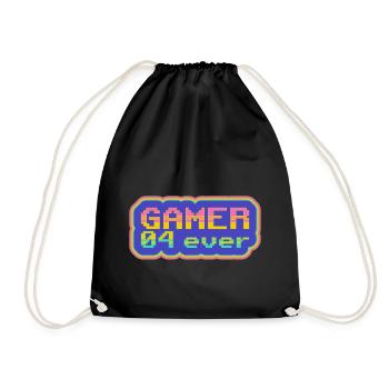 Gamer 04 ever - Turnbeutel - Schwarz - Vorne