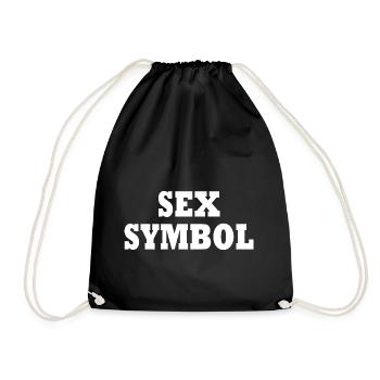 Sex symbol - Drawstring Bag - black - Front