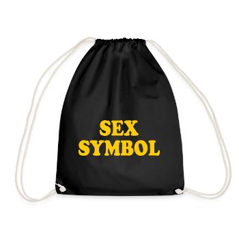 Sex symbol - Sac de sport léger - noir - Devant