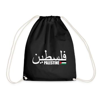 Palestina فلسطين - Drawstring Bag - black - Front