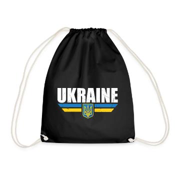 Ukraine - Sac de sport léger - noir - Devant
