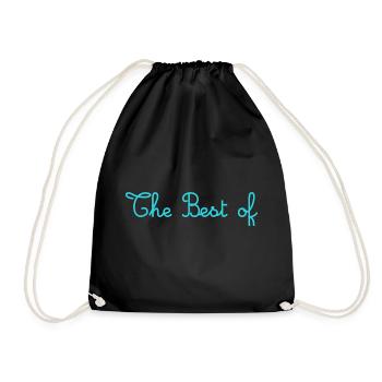 MOM. MOTHER'S DAY. HAPPY MOTHER'S DAY. I LOVE YOU - Drawstring Bag - black - Front