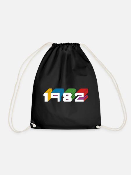 1982 - Drawstring Bag - black