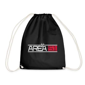 AREA 51 - Turnbeutel - Schwarz - Vorne