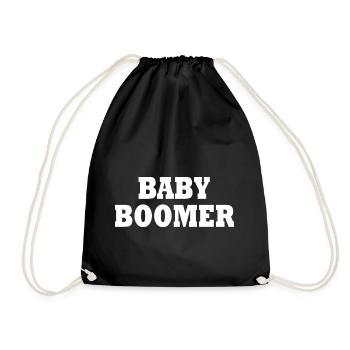 Baby boomer - Drawstring Bag - black - Front