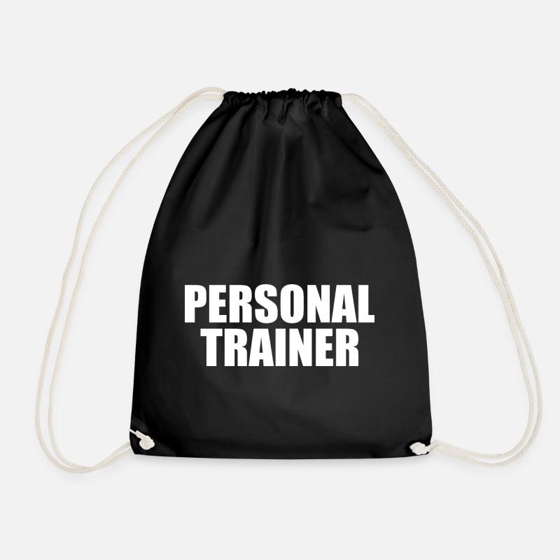 Personal trainer - Turnbeutel - Schwarz