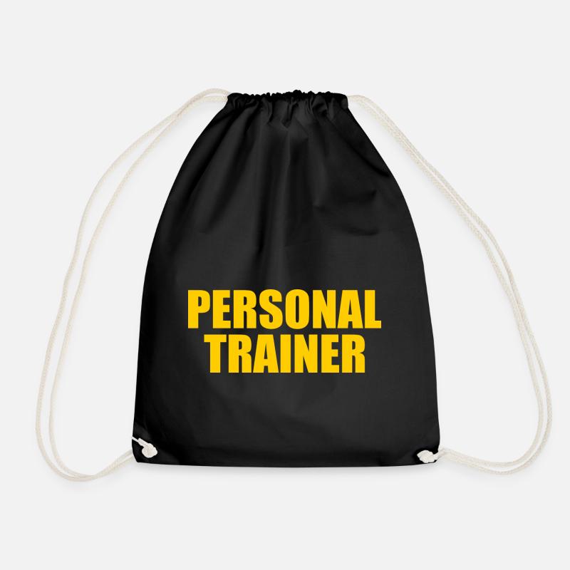 Personal trainer - Turnbeutel - Schwarz