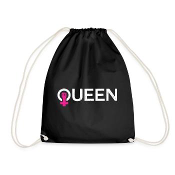 Queen Venus Feminismus Frauen - Turnbeutel - Schwarz - Vorne