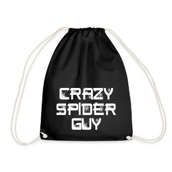 Drôle Crazy Spider Guy Pet Spider Propriétaire - Sac de sport léger - noir - Devant