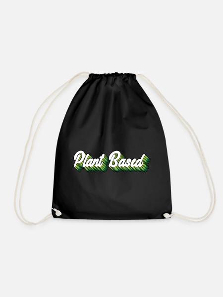 Plant Based - Turnbeutel - Schwarz