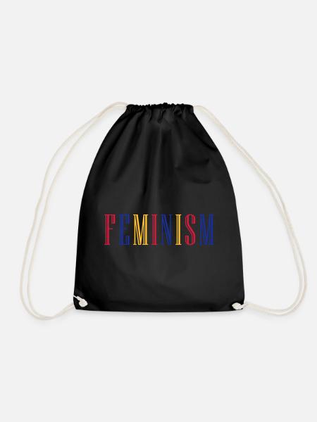 FEMINISM - Turnbeutel - Schwarz