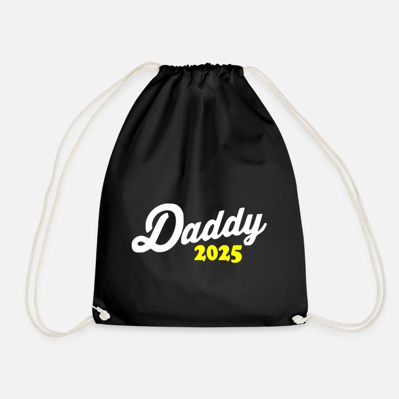 Daddy 2025 - Turnbeutel - Schwarz