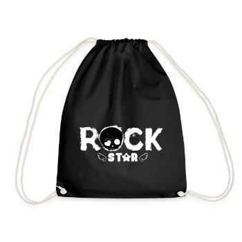 Cool Kids Rock Star black Edition - Drawstring Bag - black - Front