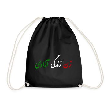 Women life freedom - Sac de sport léger - noir - Devant