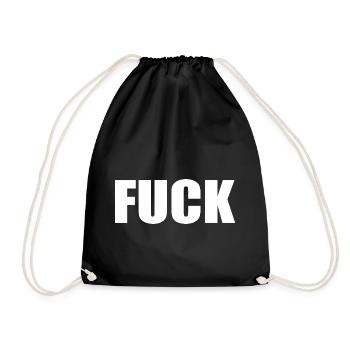 Fuck - Turnbeutel - Schwarz - Vorne
