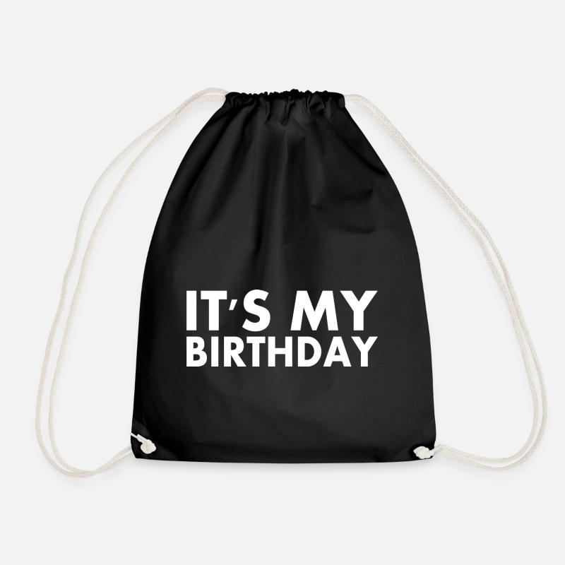 It's my birthday - Turnbeutel - Schwarz
